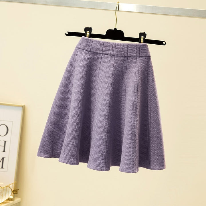 Damen Weit geschnittener, eleganter Midirock Drune