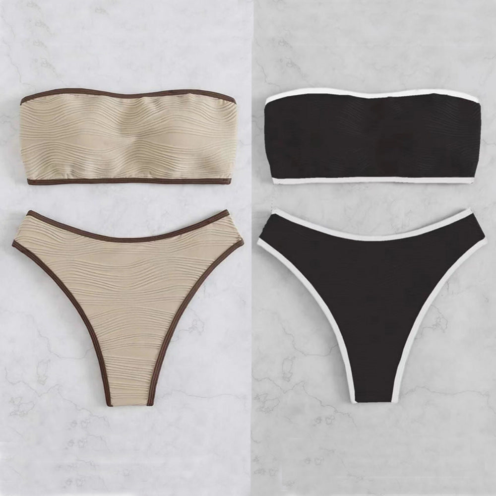 Damen Bandeau Bikini mit bequemer Passform Drune
