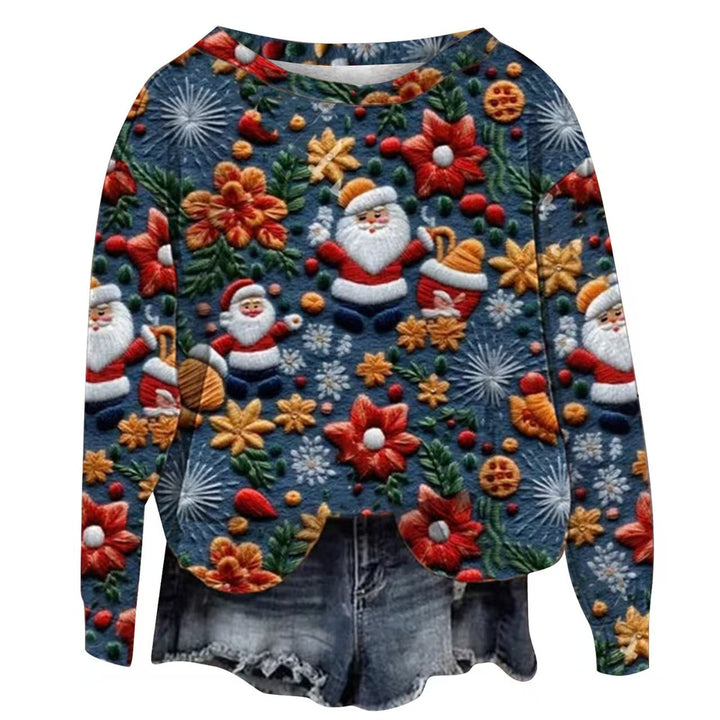 Damen Verspielter Weihnachts-Pullover Drune