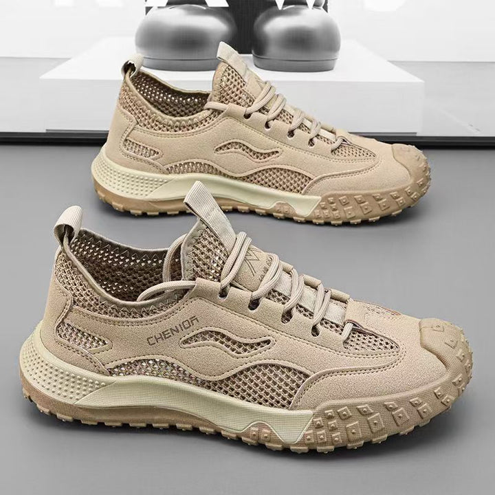 Damen Outdoor-Sneaker mit rutschfester Sohle und atmungsaktiver Netzstruktur Drune