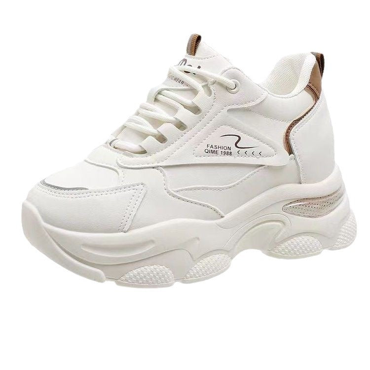 Damen Sportive Chunky Sneakers mit atmungsaktivem Obermaterial und rutschfester Sohle Drune