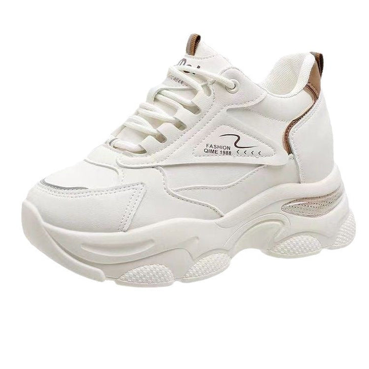 Damen Sportive Chunky Sneakers mit atmungsaktivem Obermaterial und rutschfester Sohle Drune