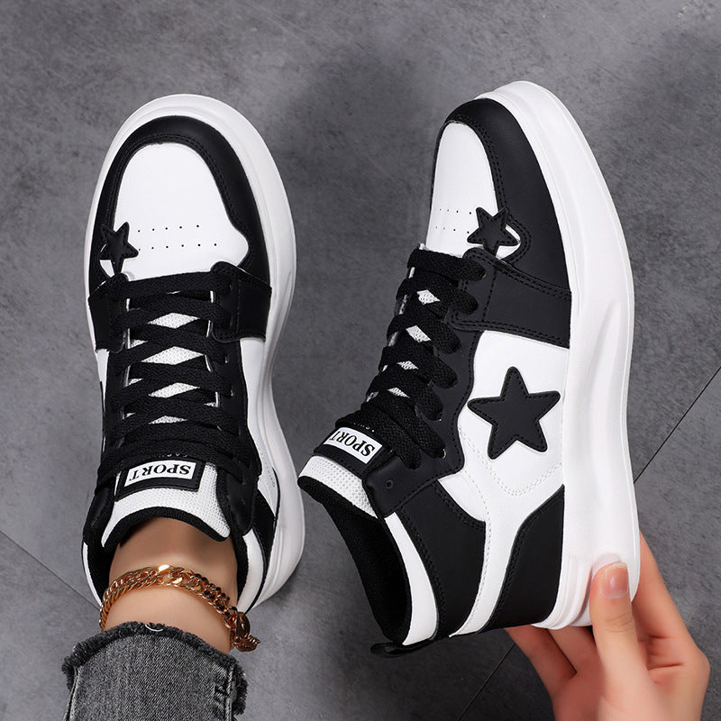Damen Sportliche Sneaker mit ergonomischer Dämpfungstechnologie und trendigem Sternenmuster Drune