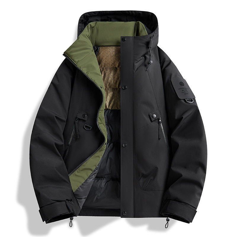 Herren Technischer Urbanparka mit Thermoisolierung und multifunktionalen Taschen Drune