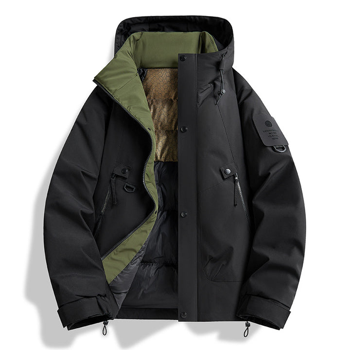 Herren Technischer Urbanparka mit Thermoisolierung und multifunktionalen Taschen Drune