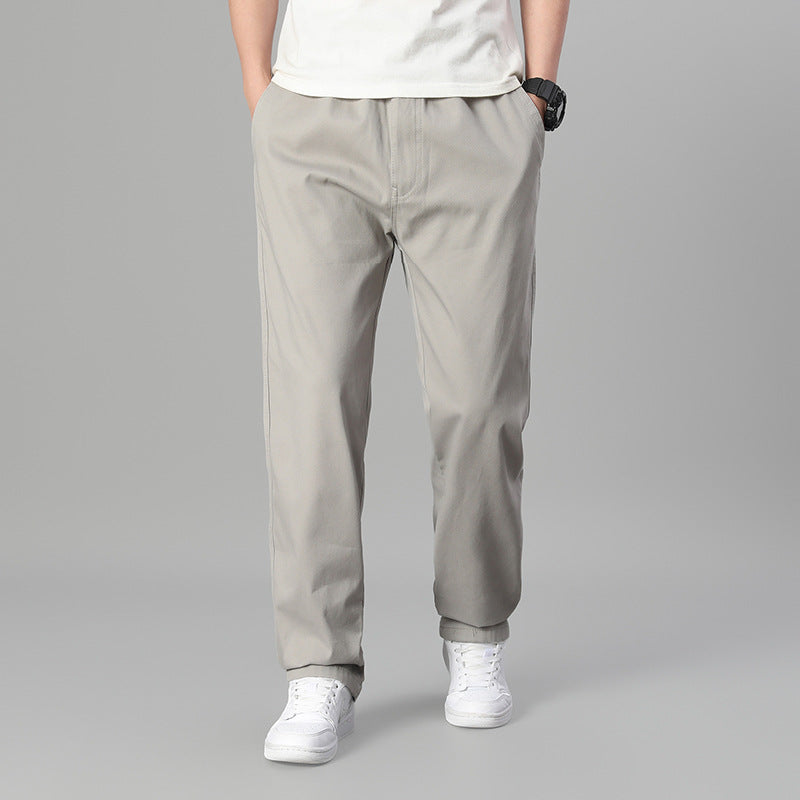 Herren Bequeme Chino-Hose Drune
