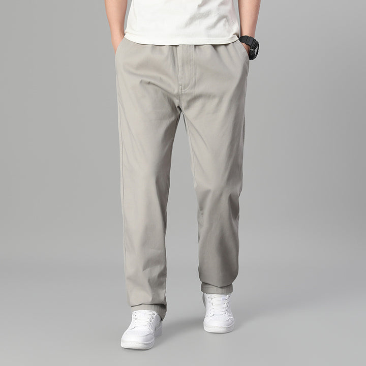 Herren Bequeme Chino-Hose Drune