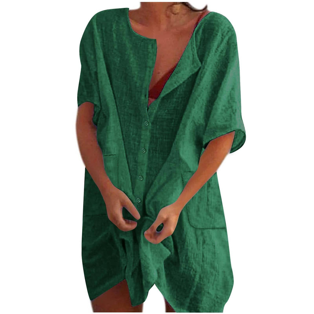 Damen lässiges Strandkleid Drune