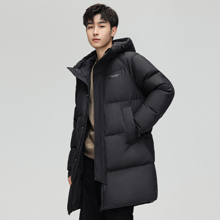 Herren Lange Daunenjacke Drune