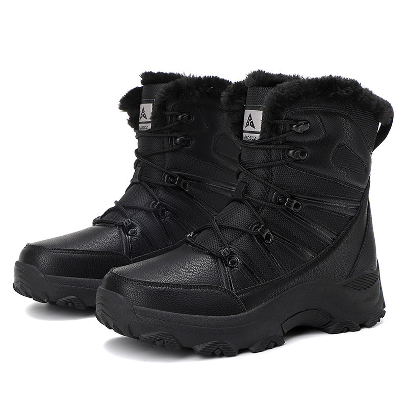 Damen Isolierte Winterstiefel mit rutschfester Sohle und warmem Innenfutter Drune