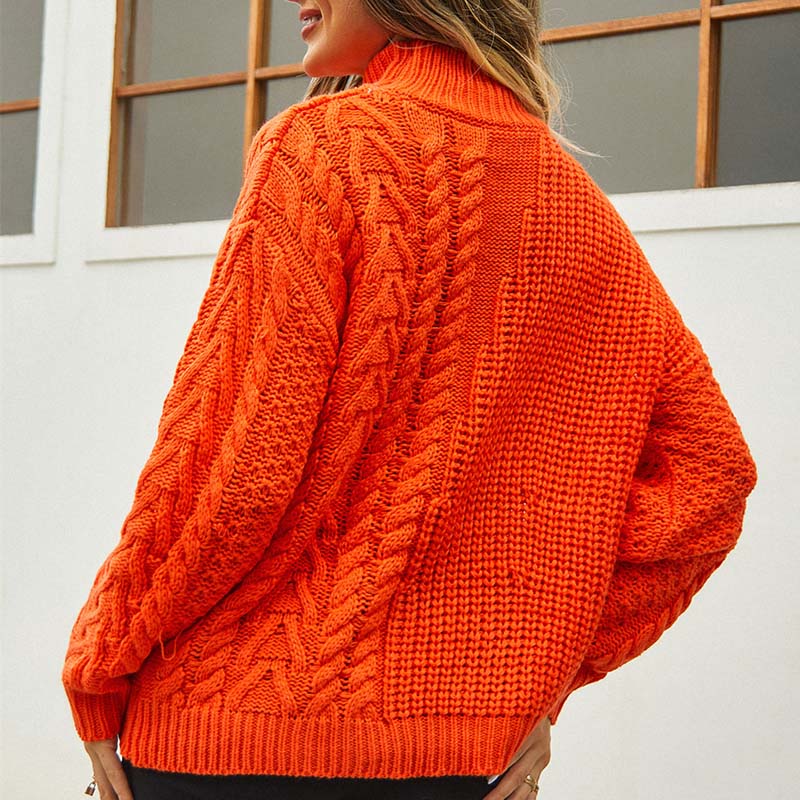 Drune | Pullover Aus Gedrehtem Strick mit Stilvollem Look