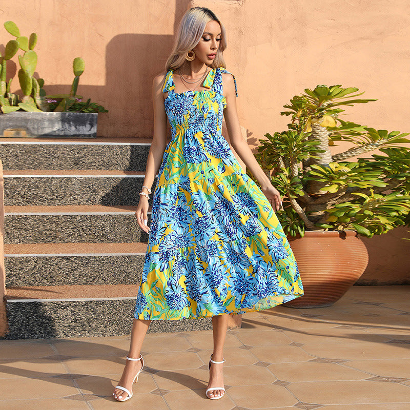 Damen Maxikleid Drune