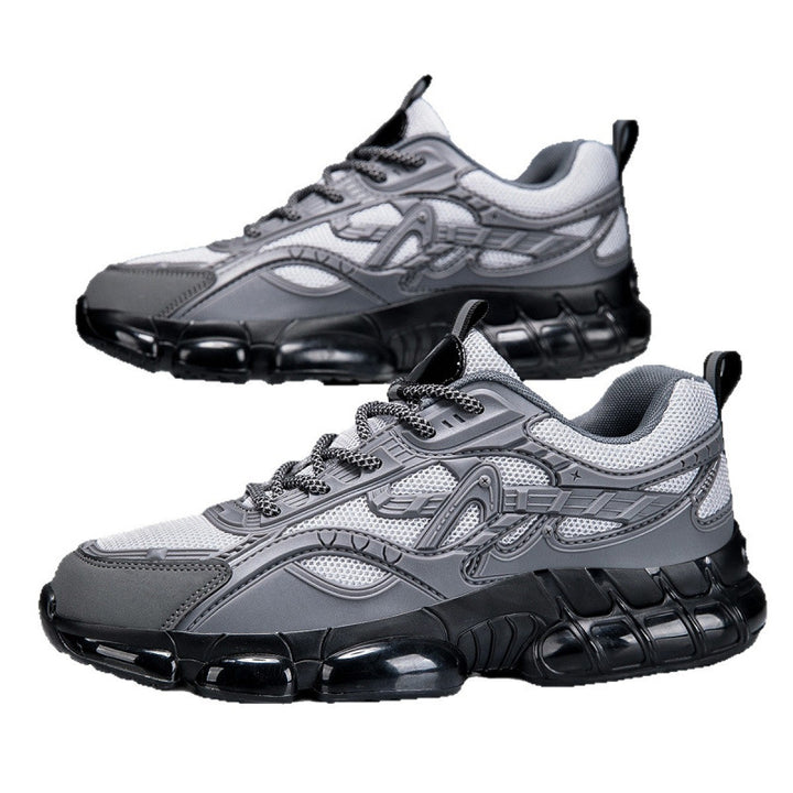 Herren Sportlicher Chunky-Sneaker mit glänzenden Overlays und gedämpfter Luftkissen-Sohle Drune