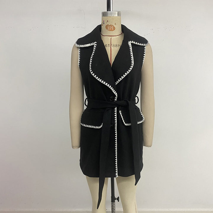 Damen Eleganter Wickel-Cardigan mit Gürtel Drune