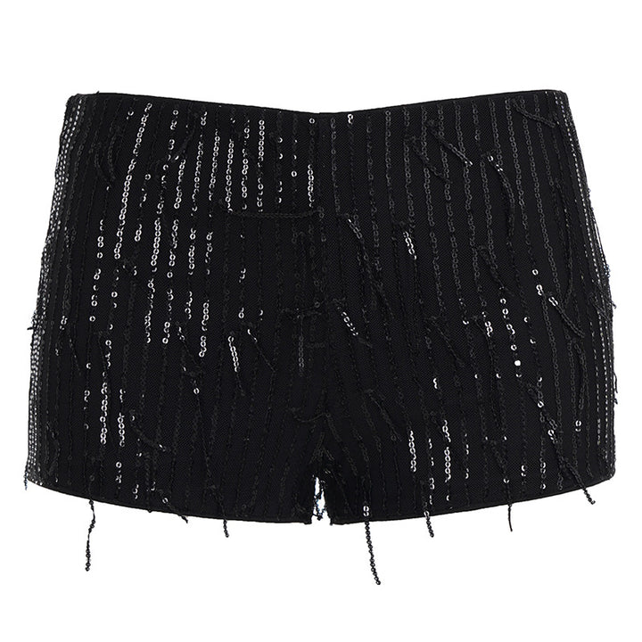 Damen Funktions-Hotpants mit elegantem Strassdesign Drune