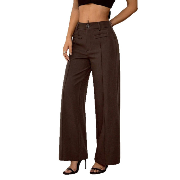 Damen Elegante weite Stoffhose Drune
