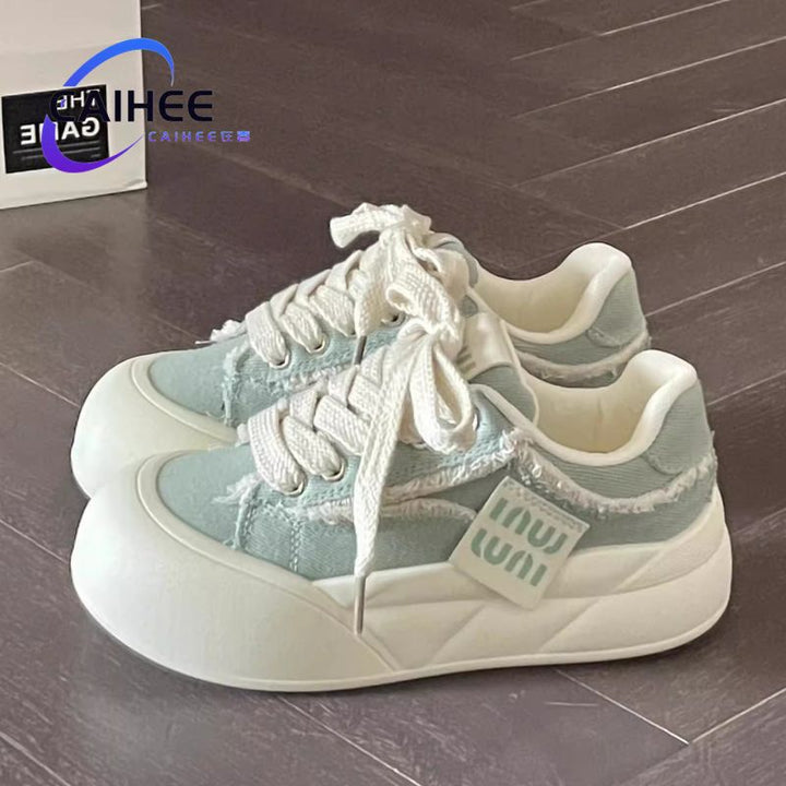 Damen Sneakers mit trendigem Sternen-Applikation und komfortabler Laufsohle Drune