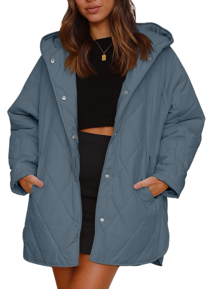 Drune | Gepolsterte Jacke mit klassischem Druck