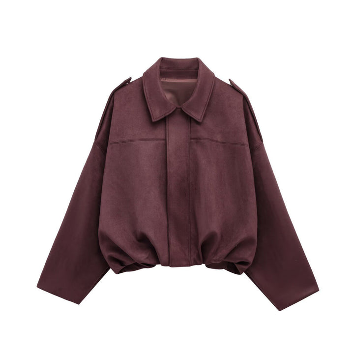 Damen Modische Kurzjacke mit legerem Schnitt