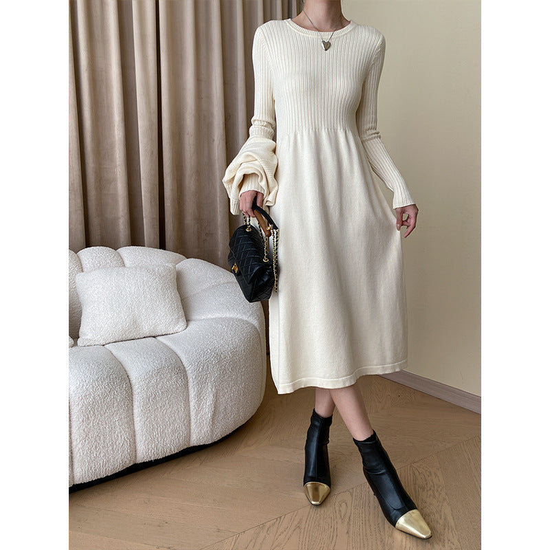 Damen eleganter Strickpullover mit hochgeschlossenem Design und modischen Zopfmustern Drune