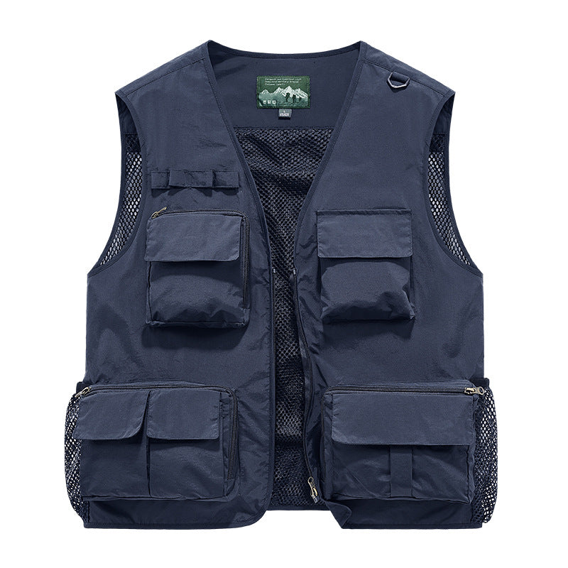 Herren Multifunktionale und atmungsaktive Outdoor-Weste Drune