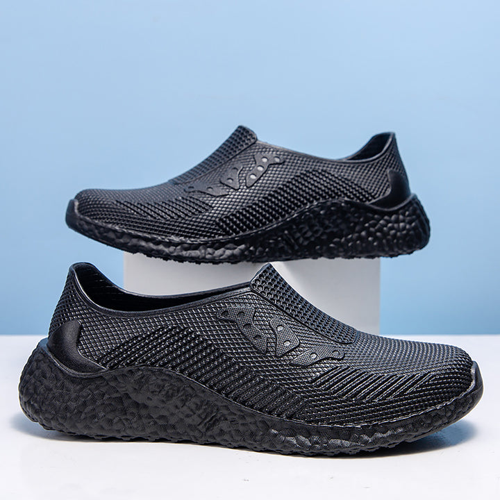 Herren Atmungsaktive Slip-On Laufsneaker mit gepolsterter Komfortsohle Drune