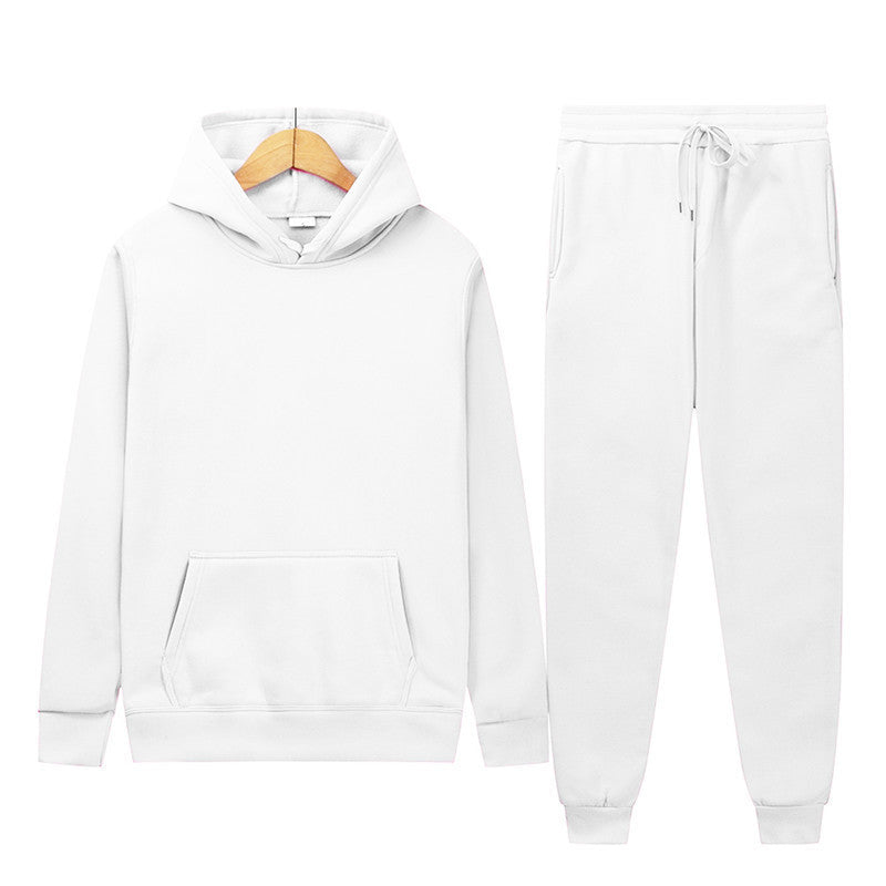 Damen Kapuzenpullover und Jogginghose-Set aus hochwertigem Baumwollmix Drune