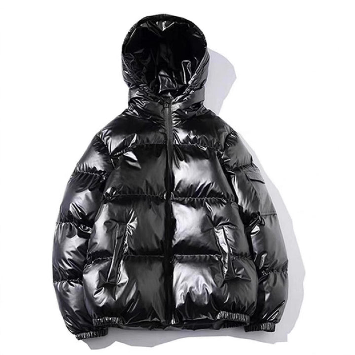 Unisex nan gepolsterte Steppjacke mit Thermoisolierung, Stehkragen und Ärmeltasche Drune