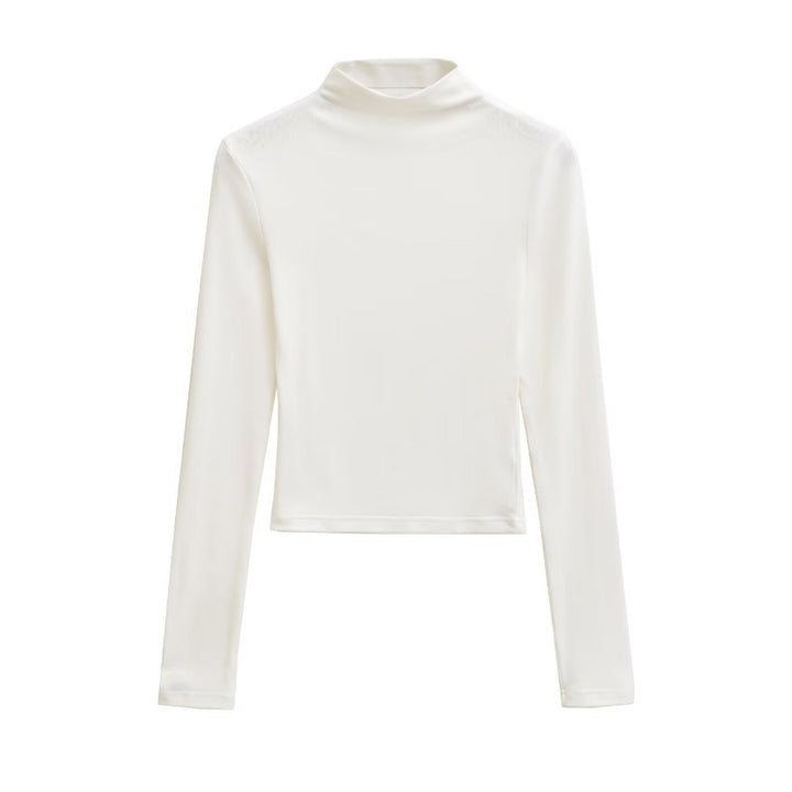 Damen Langarm-Rollkragenpullover Drune