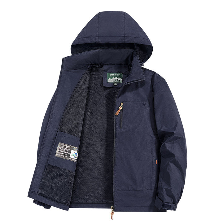 Herren Atmungsaktive und wasserabweisende Outdoorjacke Drune