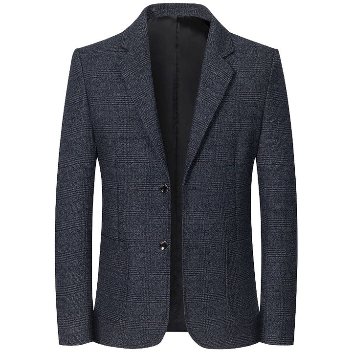 Herren Sakko Glencheck Slim Fit mit leichter Innenfütterung Drune