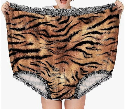 Unisex  übergroßer Satin-Spaßslip mit elastischem Bund Drune