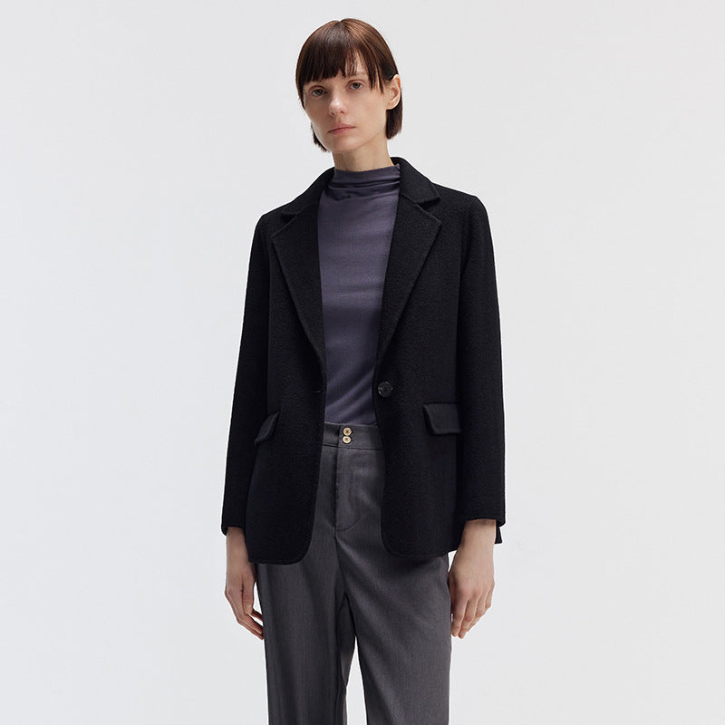 Damen Eleganter Wollblazer Drune