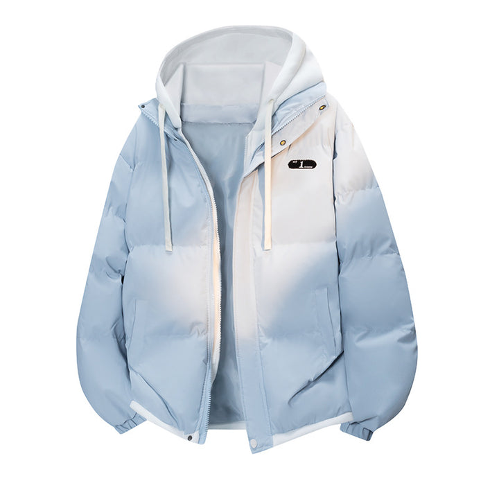 Damen Kurze Stepp-Kapuzenjacke mit leichter Thermoisolierung, wasserabweisender Hülle & elastischem Saum Drune