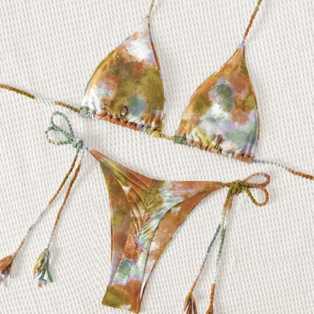 Damen Triangel-Bikini mit nachhaltigem Baumwollmix Drune