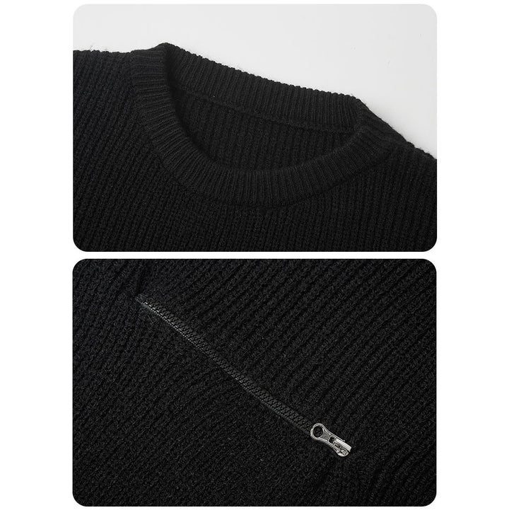 Damen Lässiger Sweater mit Reißverschluss Drune