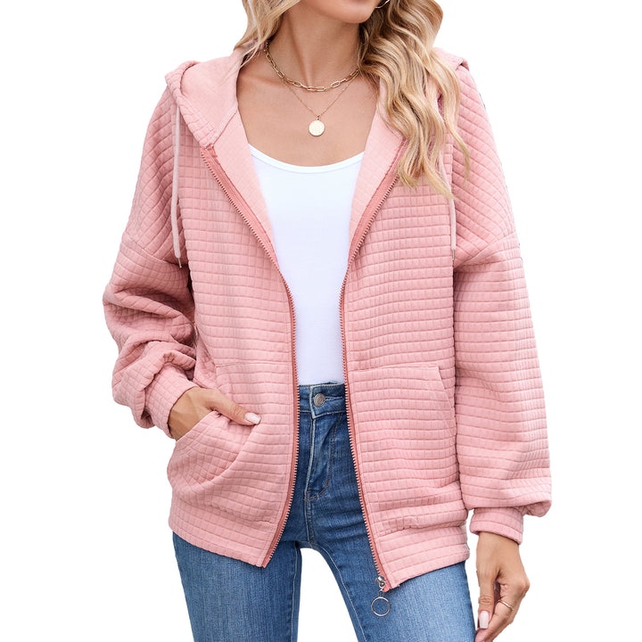 Damen Kapuzenjacke mit strukturiertem Design und praktischen Taschen Drune