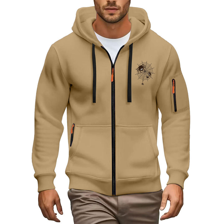 Herren Hochwertiger Zip-Hoodie Drune