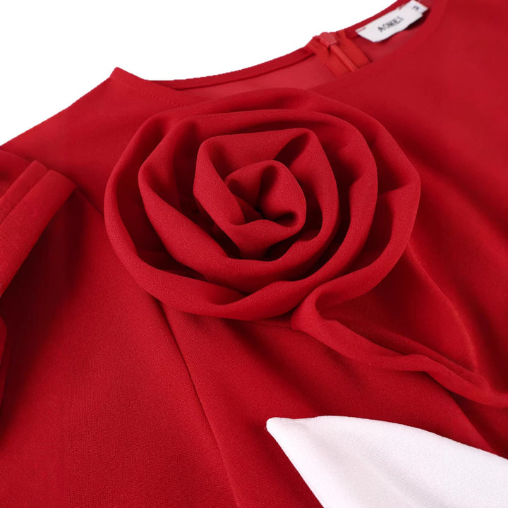 Damen Figurschmeichelndes Abendkleid Drune