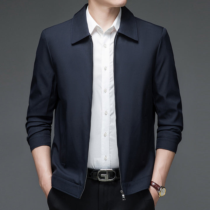 Herren Freizeitzip-Jacke mit lässigem Schnitt und atmungsaktivem Material Drune