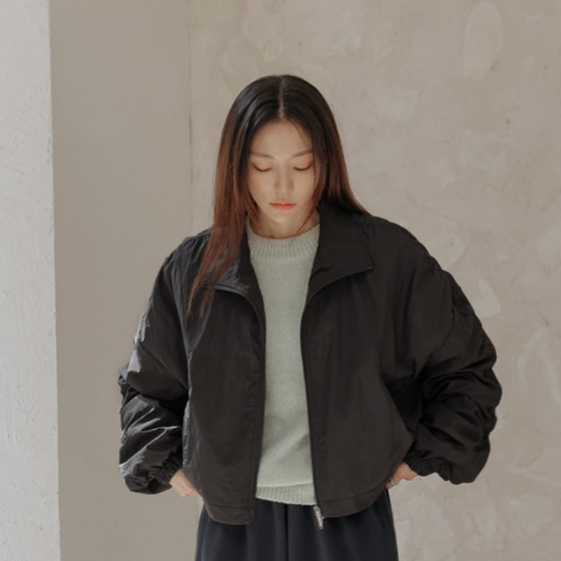 Damen trendige cropped Übergangsjacke Drune