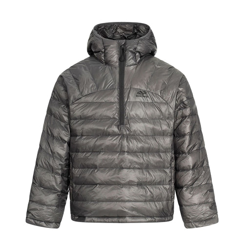 Herren Kurz geschnittener wattierter Halb-Zip Puffer mit Stehkapuze und ultraleichter Isolierung Drune