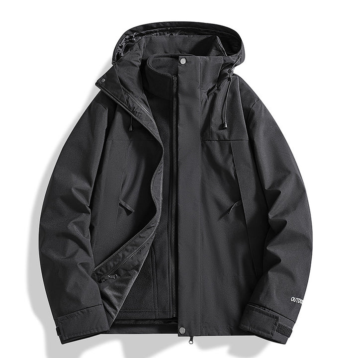 Damen Vielseitige Outdoorjacke mit abnehmbarer Fleece-Innenjacke und wasserdichter Membran Drune
