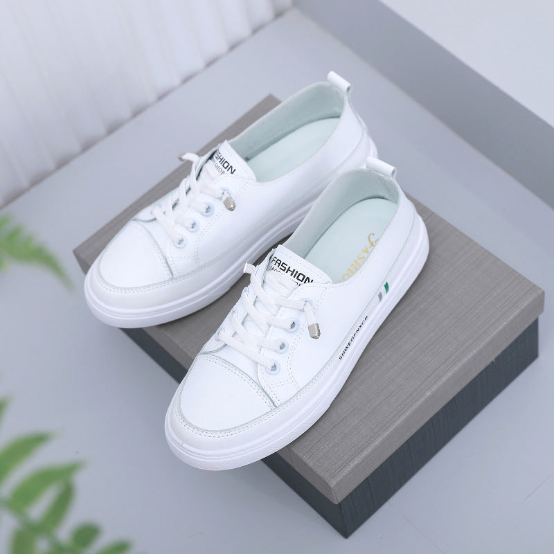 Damen modische Sneakers mit elastischem Schnürsystem und rutschfester Sohle Drune