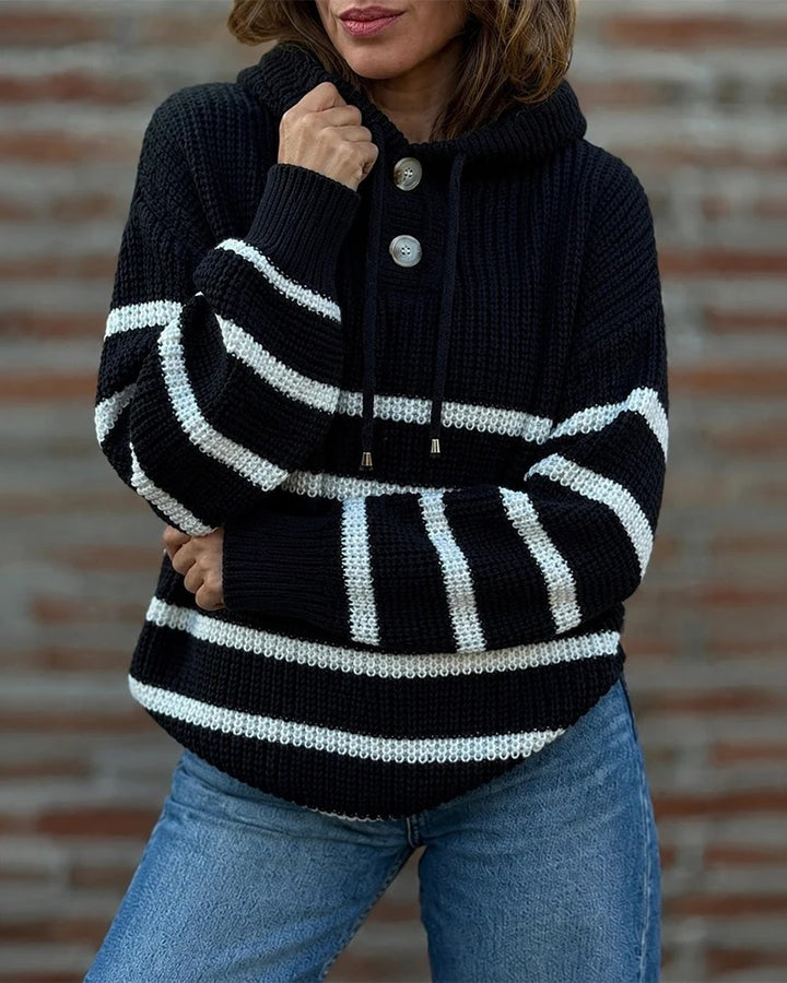Damen Gemütlicher und modischer Hoodie Pullover Drune