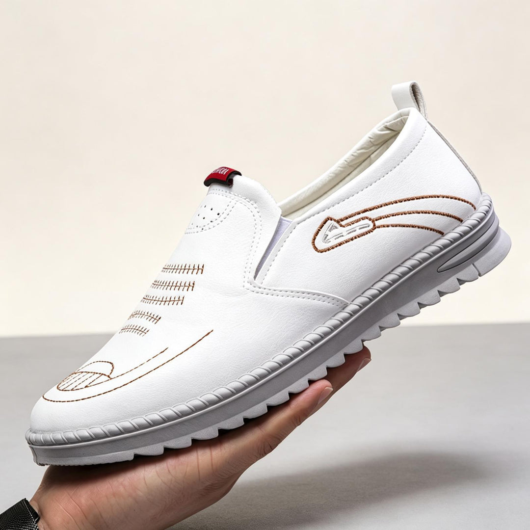 Herren Bequeme Slip-On Mokassins Drune