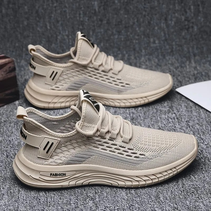 Herren Leichter Strick-Sneaker mit gepolsterter Komfortsohle und atmungsaktivem Mesh Drune