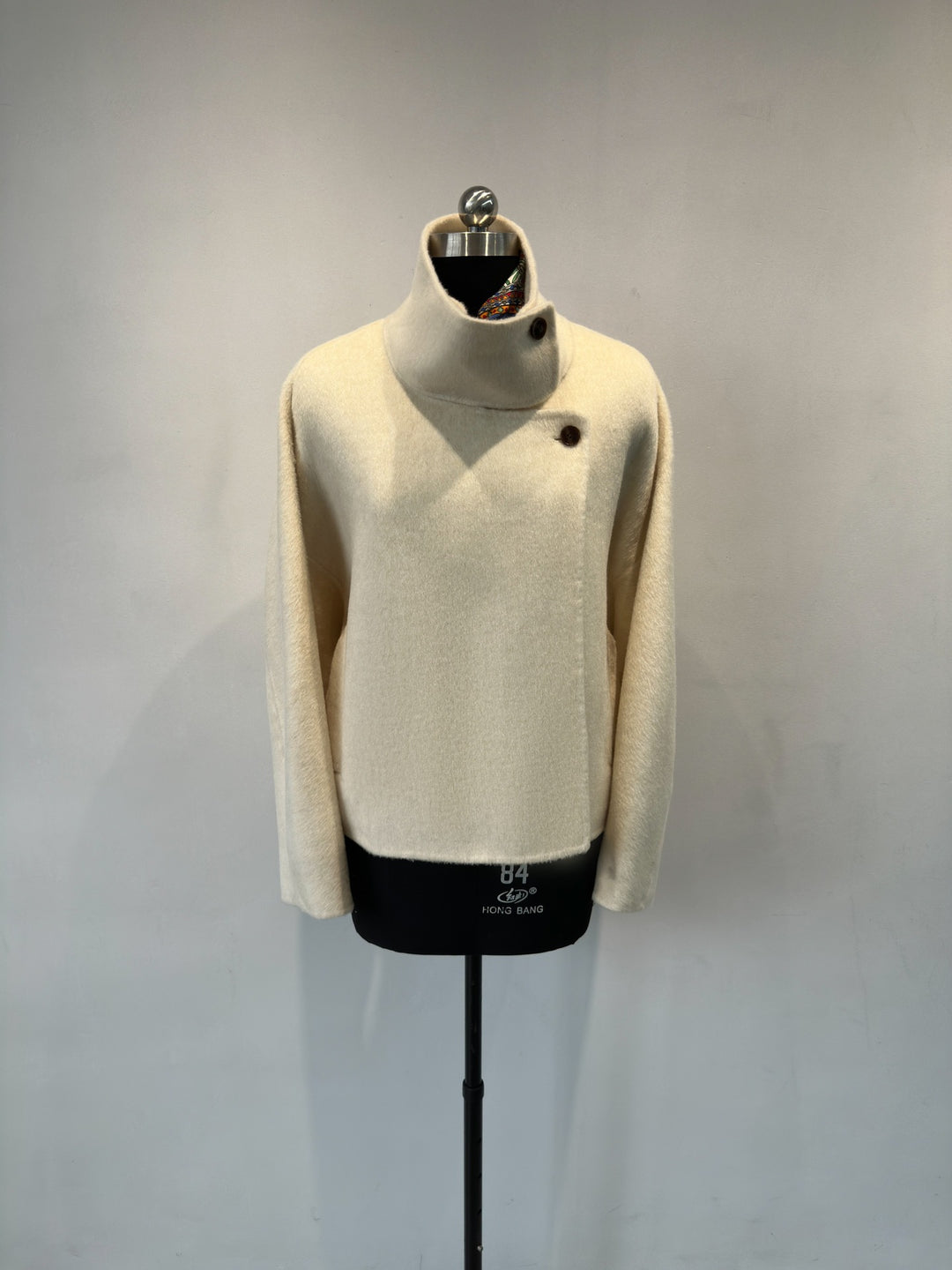 Damen Gemütlicher Oversized Mock Neck Pullover Drune