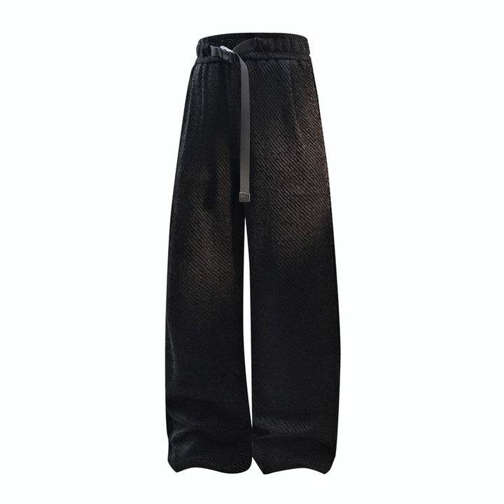Damen weite Samt-Jogginghose mit elastischem Bund, Tunnelzug und lässiger Culotte-Passform Drune
