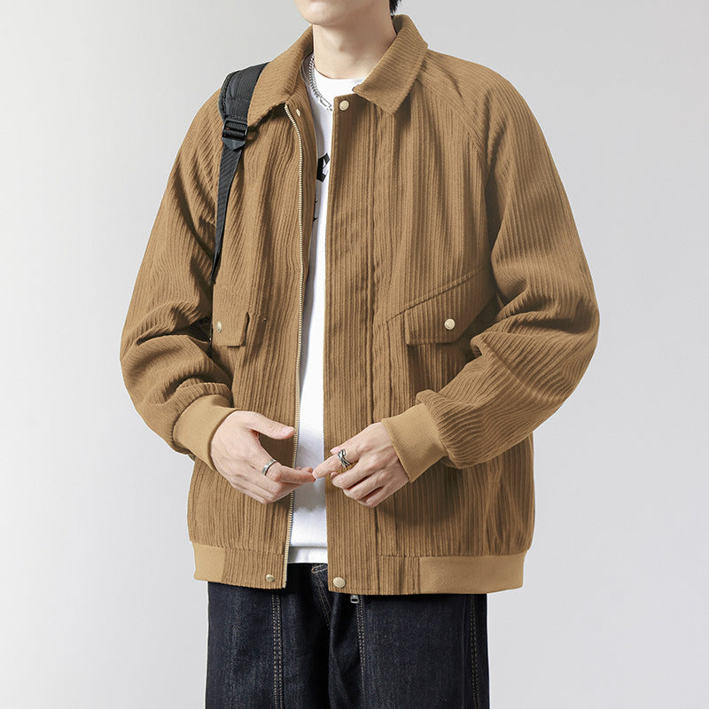 Herren Gemusterte Cordjacke Drune
